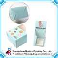 High quality CMYK printing art paper perforated paper box wholesale